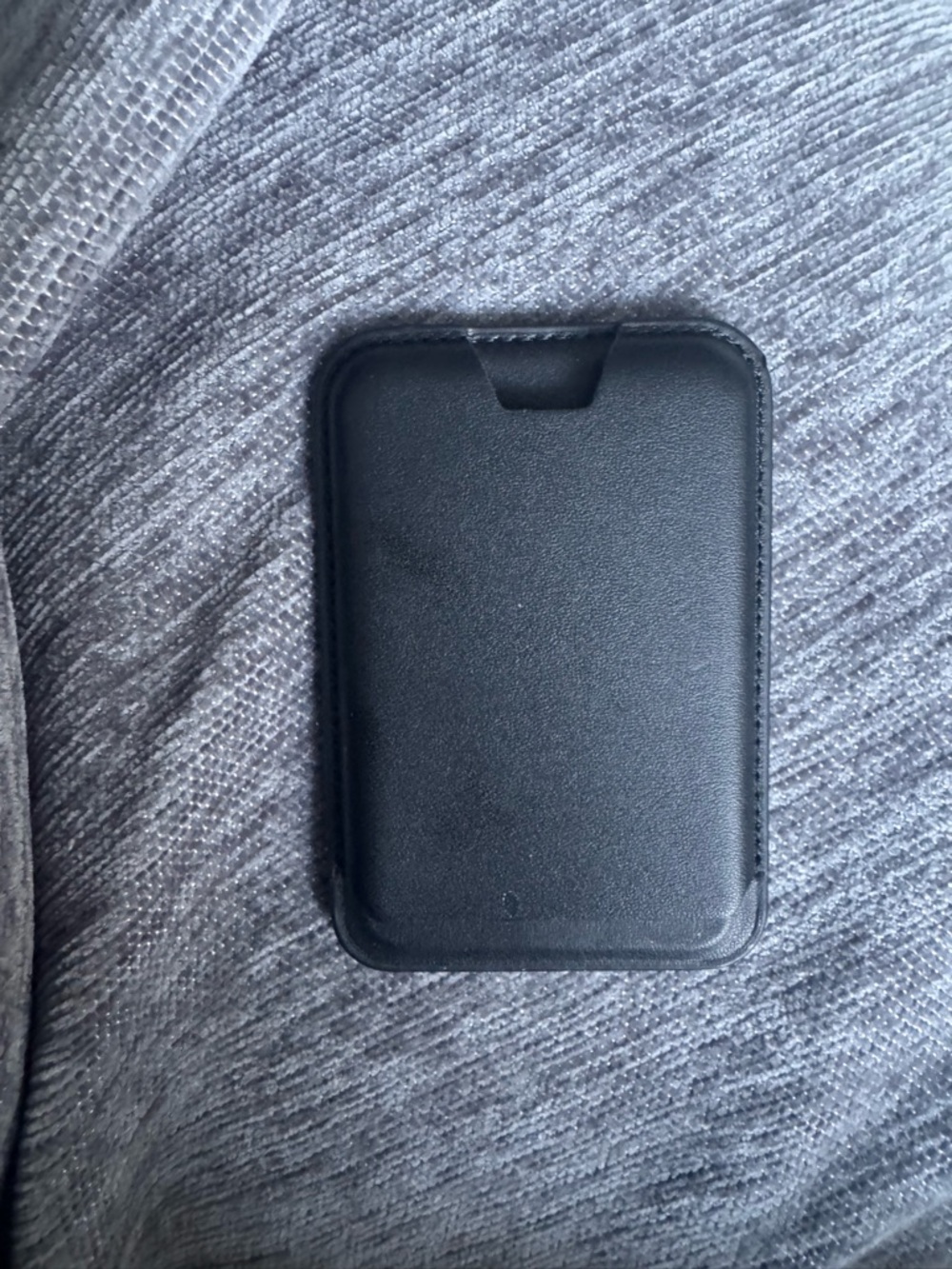 Black Magnetic Wallet Phone Card Holder